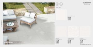 Matte finish tiles for living room